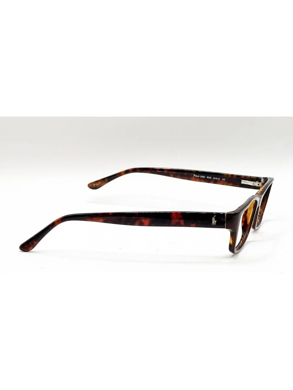 Polo Ralph Lauren 2065 5035 Havana Rectangle Authentic Eyeglass Frames 54-16